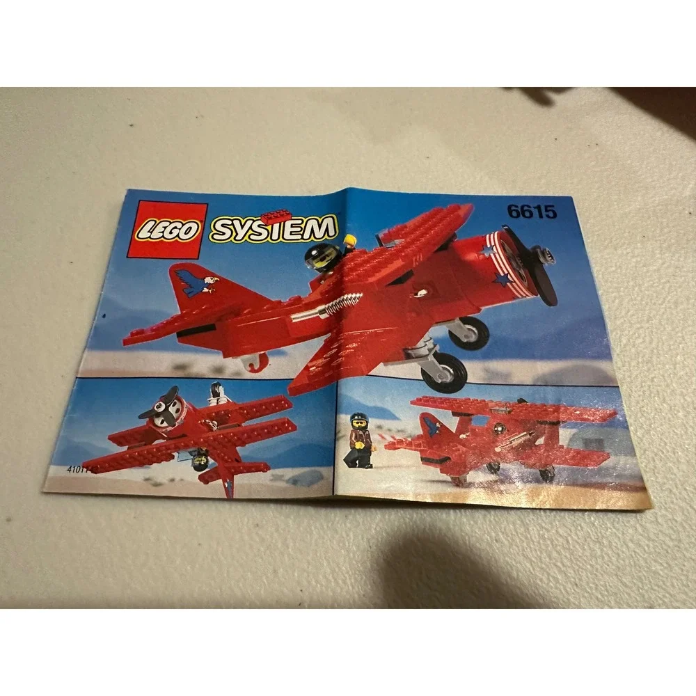 LEGO 6615 Eagle Stunt Flyer 1996 Complete w/ Instructions Vintage Town